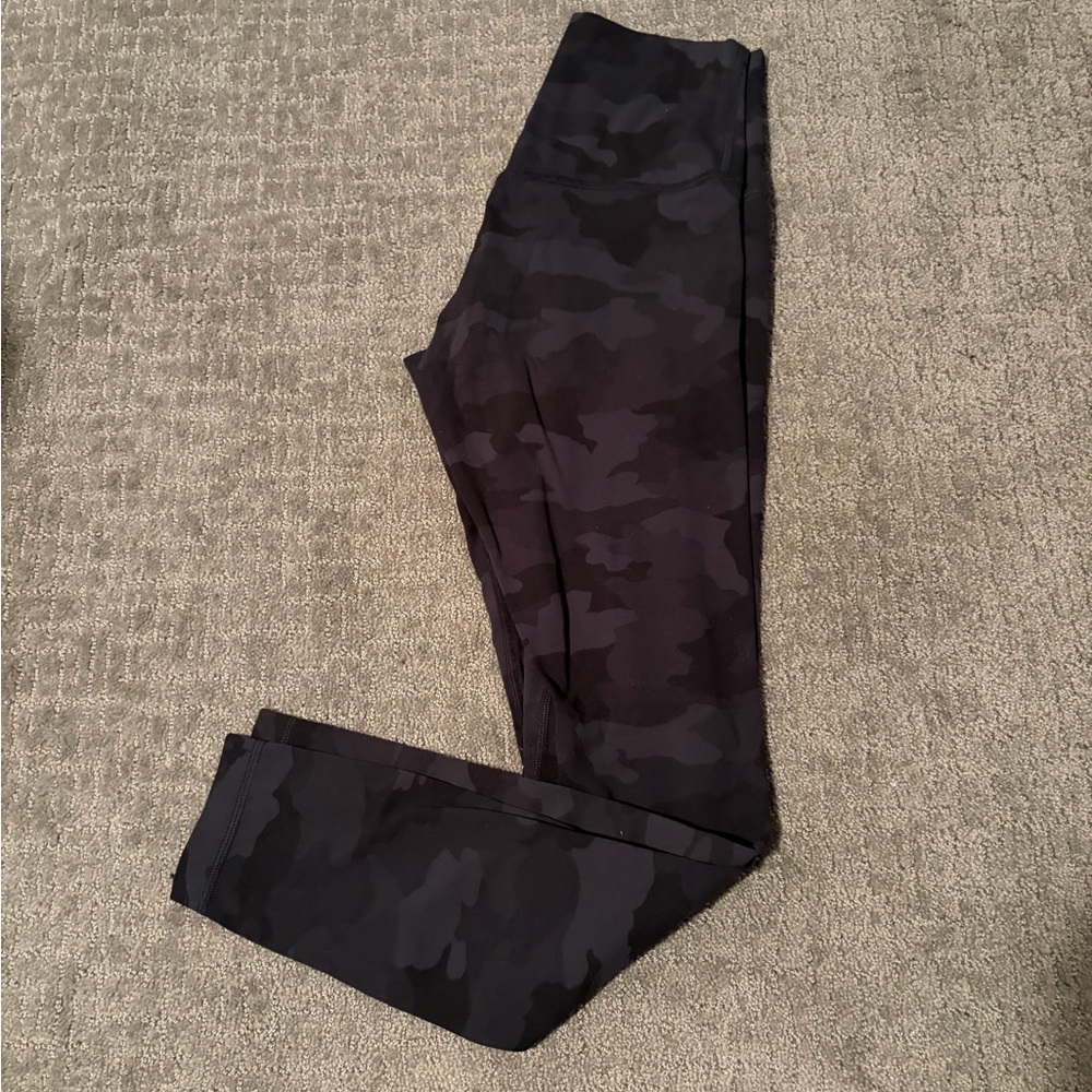 Lululemon Black Camouflage Align Leggings